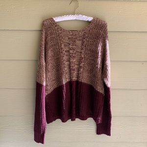 Blu Pepper maroon sweater